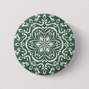 Badge Rond 5 Cm Forest Mandala