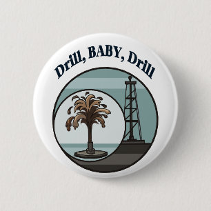 Badge Rond 5 Cm Foret, bébé, bouton de foret