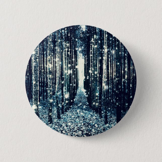 Badge Rond 5 Cm Forêt Magique Télégray Élégance (Devant)
