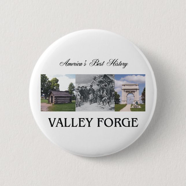 Badge Rond 5 Cm Forge de vallée d'ABH (Devant)