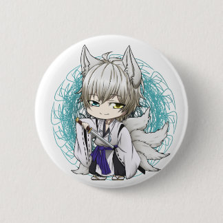 Badge Rond 5 Cm Forme de Miketsukami Youkai