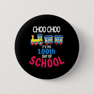 Badge Rond 5 Cm Former 100 jours d'école maternelle élève enseigna