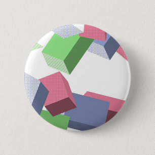 Badge Rond 5 Cm Formes Geo