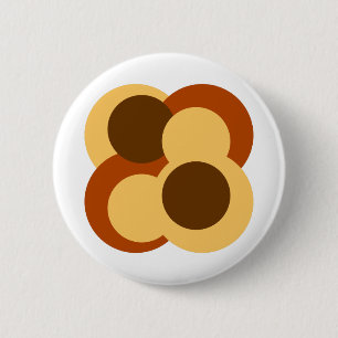 Badge Rond 5 Cm Formes géométriques Abstraites