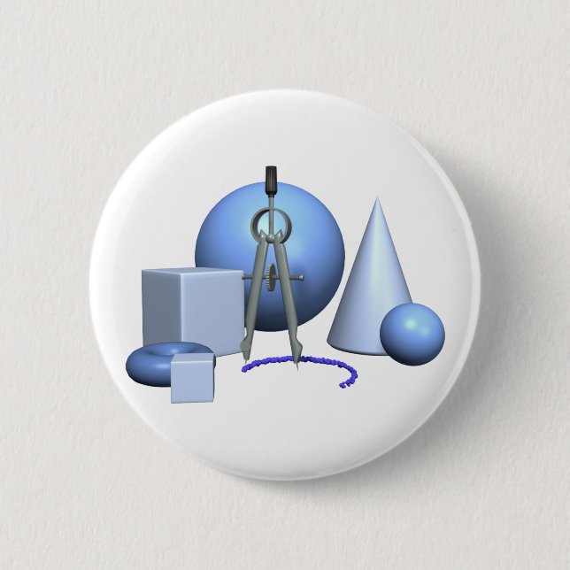 Badge Rond 5 Cm Formes géométriques et géométriques (Devant)