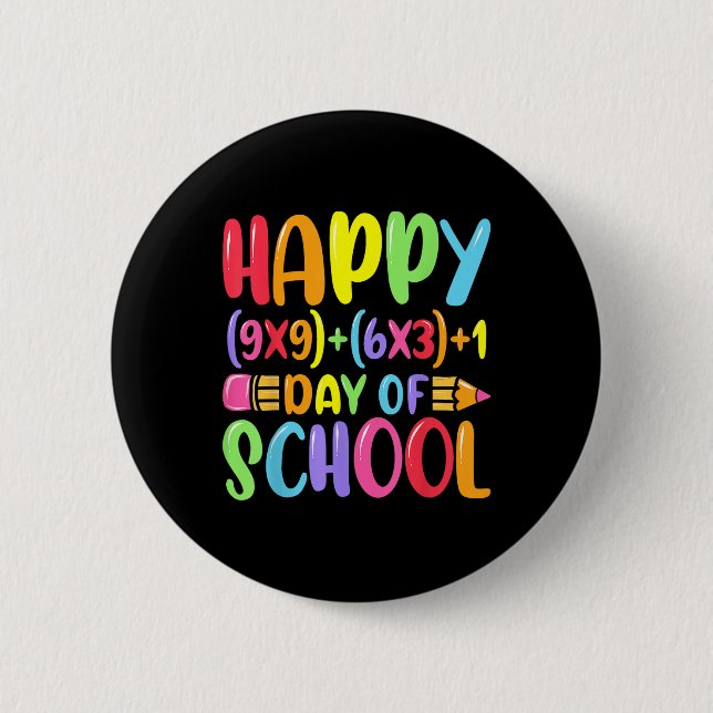 Badge Rond 5 Cm Formule Math Joyeux 100 Jours De Mathématiques Ens (Devant)