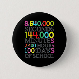 Badge Rond 5 Cm Formule Mathématique 100 Jours D'école Prof De Mat
