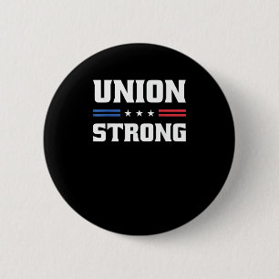 Badge Rond 5 Cm Forte Union Des Travailleurs Syndicaux Pro-Travail