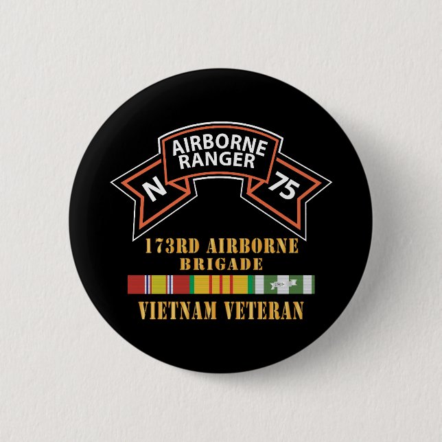 Badge Rond 5 Cm FOS - Scroll de la Compagnie N - 173e brigade aéro (Devant)