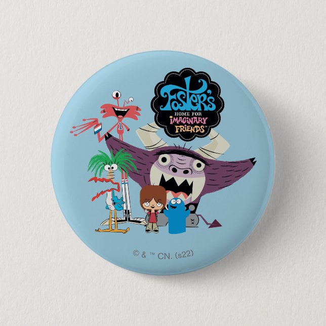 Badge Rond 5 Cm Foster's Home for Imaginary Friends | Bienvenue (Devant)