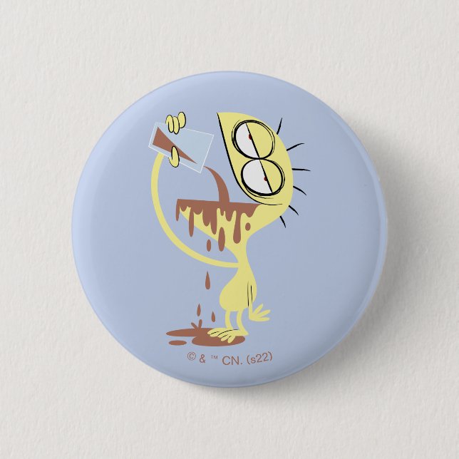 Badge Rond 5 Cm Foster's Home for Imaginary Friends | Fromage (Devant)