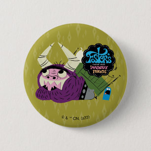 Badge Rond 5 Cm Foster's Home for Imaginary Friends   Sous lit