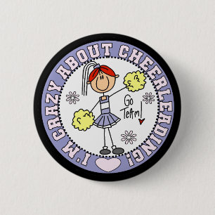 Badge Rond 5 Cm Fou au sujet du T-shirts et des cadeaux