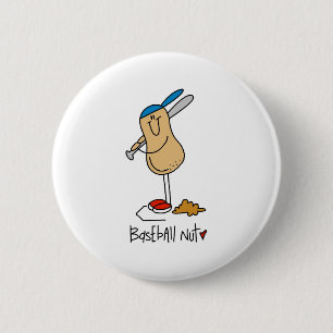 Badge Rond 5 Cm Fou de baseball