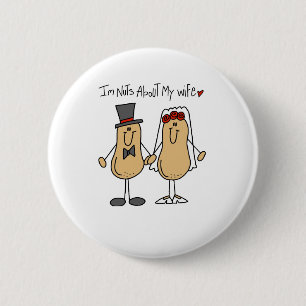Badge Rond 5 Cm Fou de ma femme