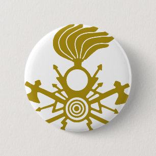 Badge Rond 5 Cm foudre-symbole