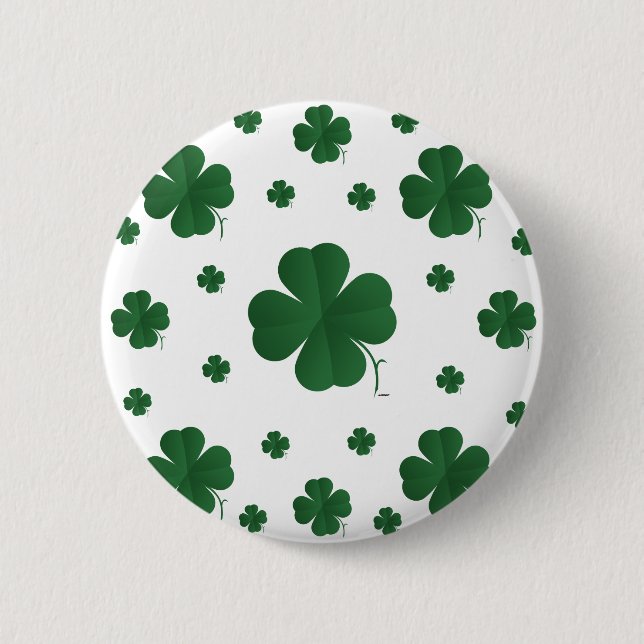 Badge Rond 5 Cm Four Leaf Clochers - multi (Devant)