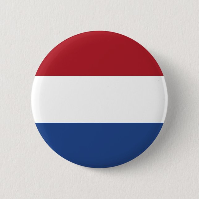 Badge Rond 5 Cm Fourgon Nederland - drapeau de Vlag de Pays-Bas (Devant)