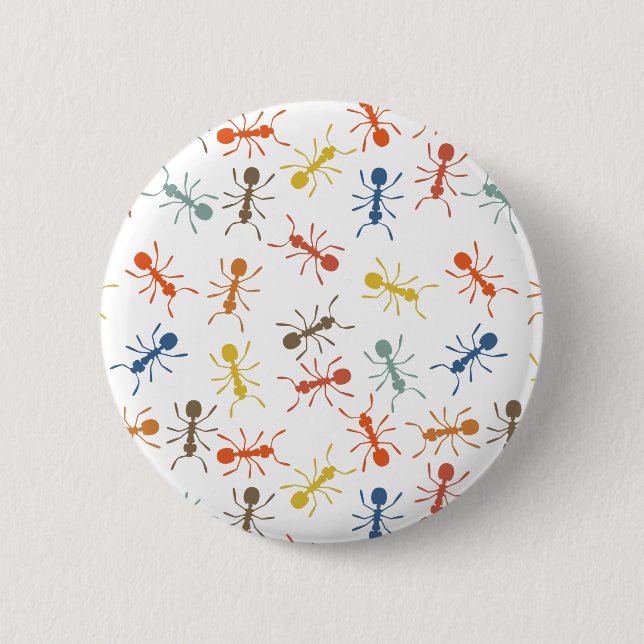 Badge Rond 5 Cm Fourmis (Devant)