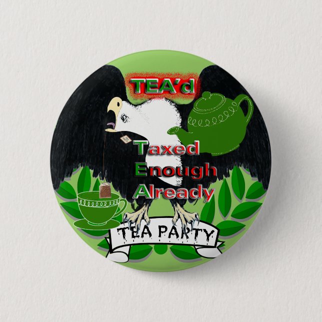 Badge Rond 5 Cm Fournitures de partie TEA (Devant)