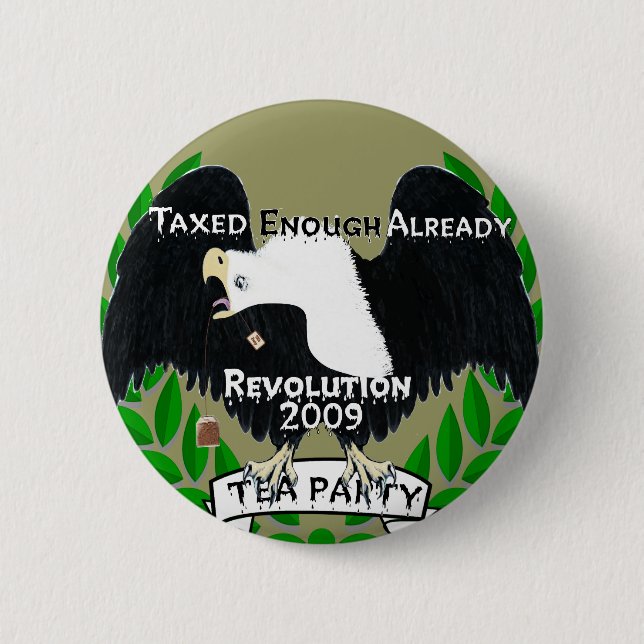 Badge Rond 5 Cm Fournitures de partie TEA (Devant)