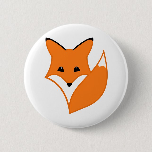 Badge Rond 5 Cm Fox (Devant)