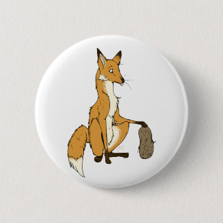 Badge Rond 5 Cm Fox de pomme de terre