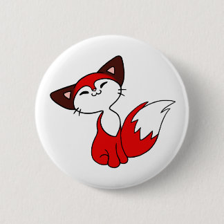 Badge Rond 5 Cm Fox délicieux