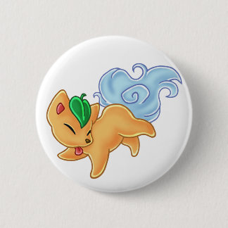 Badge Rond 5 Cm Fox d'esprit