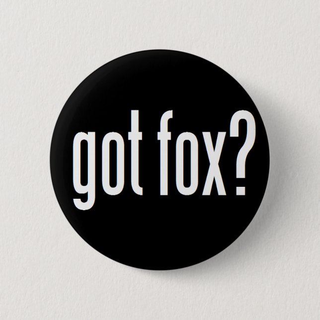 Badge Rond 5 Cm Fox obtenu ? (Devant)