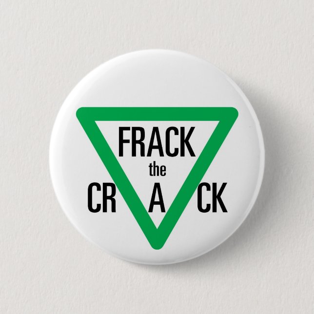 Badge Rond 5 Cm Frack la fente (Devant)