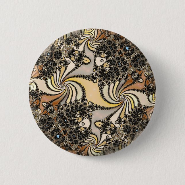 Badge Rond 5 Cm Fractal (Devant)