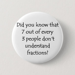 Badge Rond 5 Cm Fractions