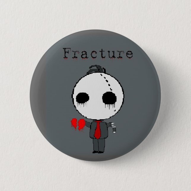Badge Rond 5 Cm Fracture (Devant)