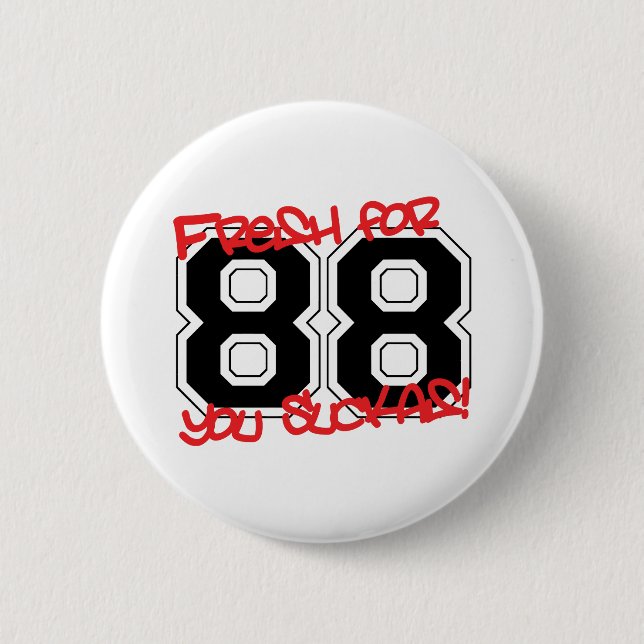 Badge Rond 5 Cm Frais pour '88 (Devant)