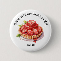 Fraise nationale Rhubarbe Jour de tarte Personnali