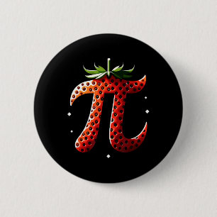 Badge Rond 5 Cm Fraise Pi Day Drôle enseignant en mathématiques 3.