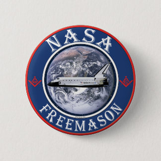 Badge Rond 5 Cm Franc-maçon de la NASA