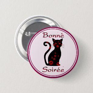 Badge Rond 5 Cm Français : Bouton Bonne Soie