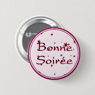Badge Rond 5 Cm Français : Bouton Bonne Soie