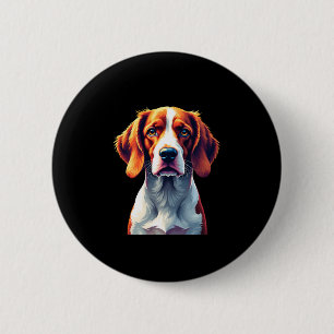 Badge Rond 5 Cm Français Bretagne Espagnol Maman Papa Papa Chien V