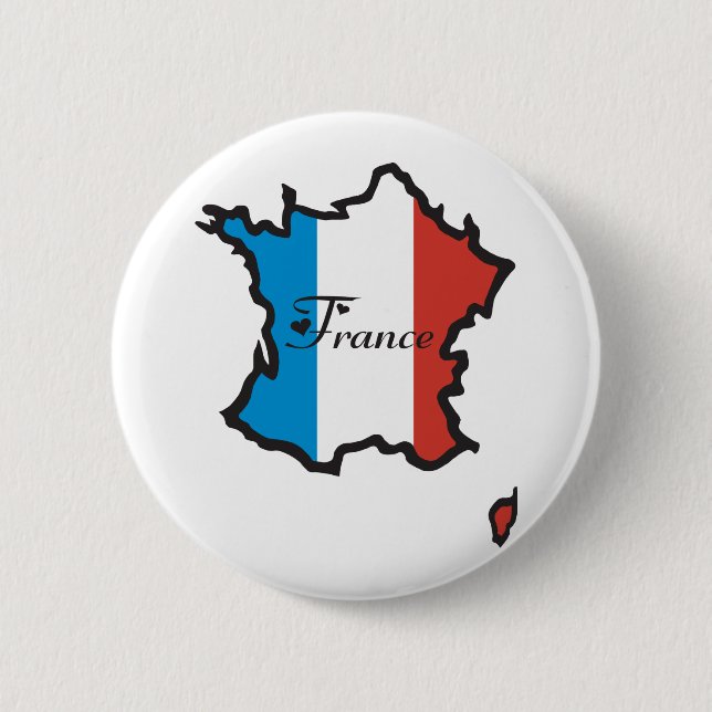 Badge Rond 5 Cm France cool (Devant)