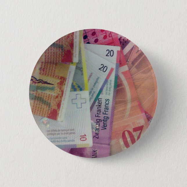 Badge Rond 5 Cm Francs suisses (Devant)