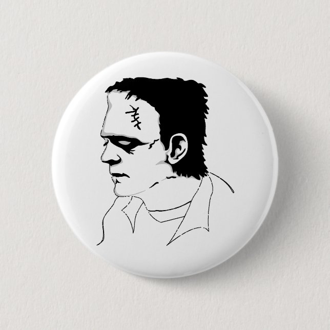 Badge Rond 5 Cm Frankenstein (Devant)