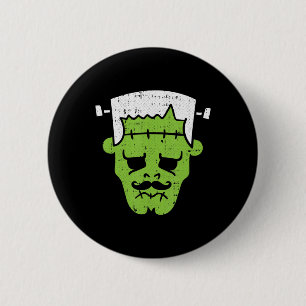 Badge Rond 5 Cm Frankenstein Lazy Halloween Costume Horreur Movie 