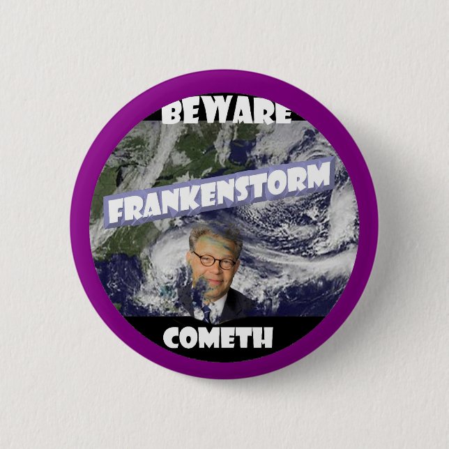 Badge Rond 5 Cm Frankenstorm (Devant)