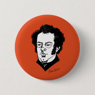 Badge Rond 5 Cm Franz Schubert