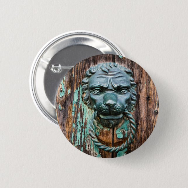 Badge Rond 5 Cm Frapper à la porte du ciel (Devant & derrière)