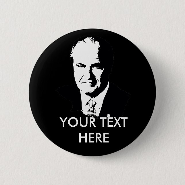 Badge Rond 5 Cm Fred Thompson Gear (Devant)