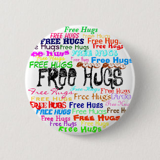 Badge Rond 5 Cm Free Hugs